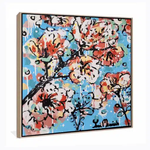 Yosi Messiah - Cherry Blossom Blue Sky - 61x61cm - Image 4