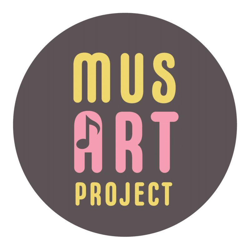 MusArt Project Logo gold sheen