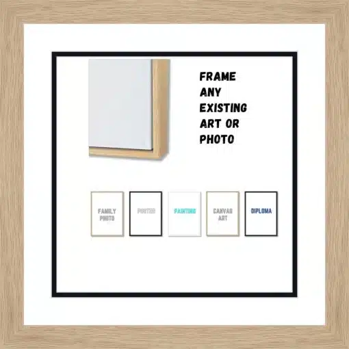 Print & Frame With Matboard & Glass