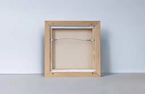 Custom Size Stretched Cotton Blank Canvas With Premium Gold Floating Frame (55mm) - Image 3