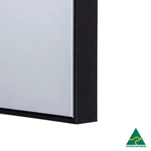 Custom Size Stretched Cotton Blank Canvas With Premium Floating Frame (60mm)